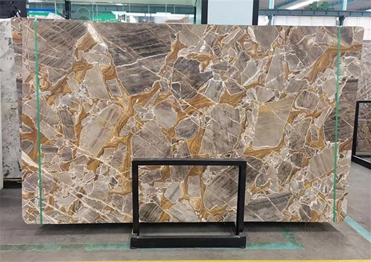 Versailles gold marble slab