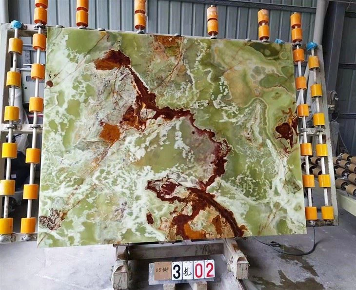 Ancient Green Onyx Slabs